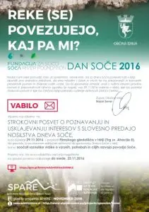 Dan Soče 2016: Posvet reke (se) povezujejo, kaj pa mi?